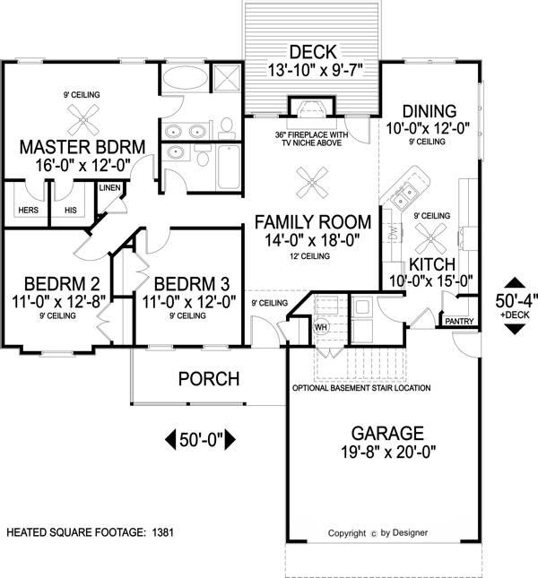 Floorplan image of The Lexsy House Plan